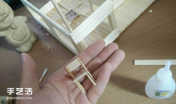 一次性筷子手工制作逼真別墅模型 步驟超全！ -  rpnrmr.com