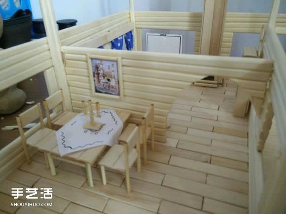 一次性筷子手工制作逼真別墅模型 步驟超全！ -  rpnrmr.com