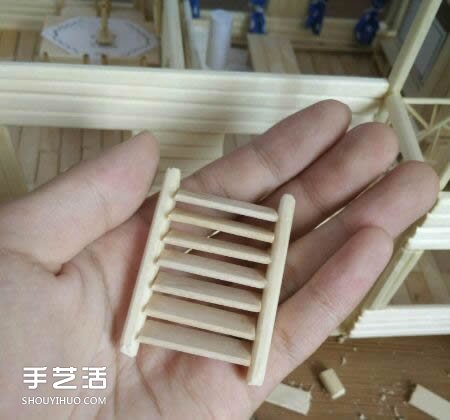 一次性筷子手工制作逼真別墅模型 步驟超全！ -  rpnrmr.com