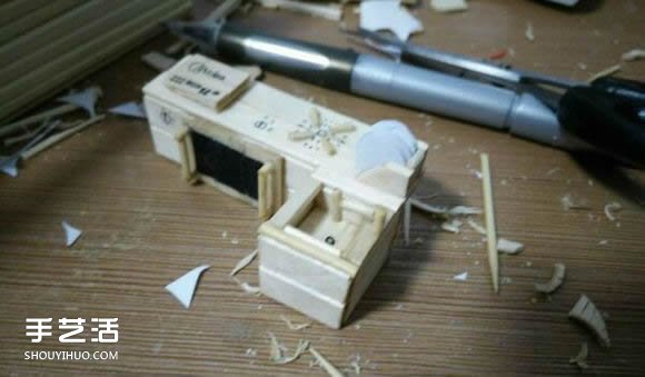 一次性筷子手工制作逼真別墅模型 步驟超全！ -  rpnrmr.com
