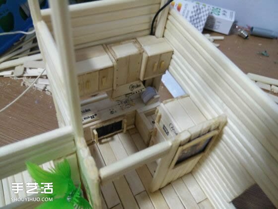 一次性筷子手工制作逼真別墅模型 步驟超全！ -  rpnrmr.com