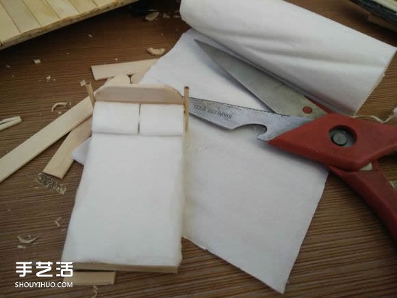 一次性筷子手工制作逼真別墅模型 步驟超全！ -  rpnrmr.com