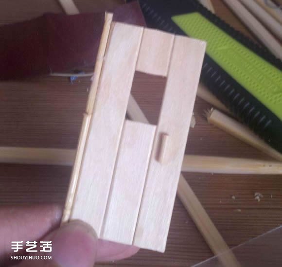 一次性筷子手工制作逼真別墅模型 步驟超全！ -  rpnrmr.com