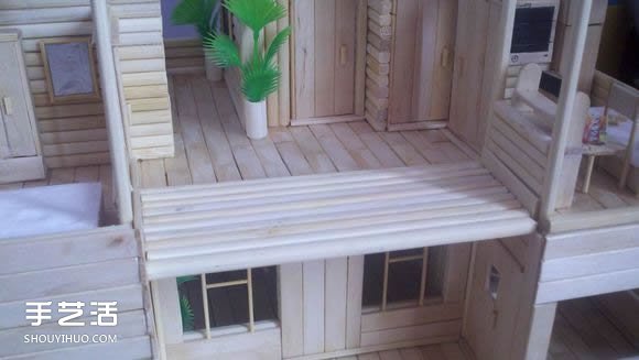 一次性筷子手工制作逼真別墅模型 步驟超全！ -  rpnrmr.com