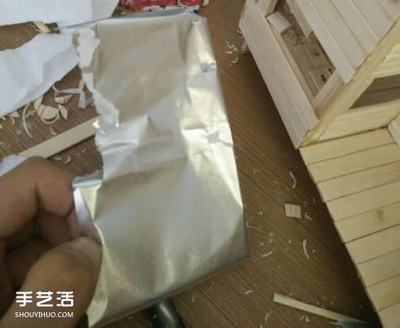 一次性筷子手工制作逼真別墅模型 步驟超全！ -  rpnrmr.com