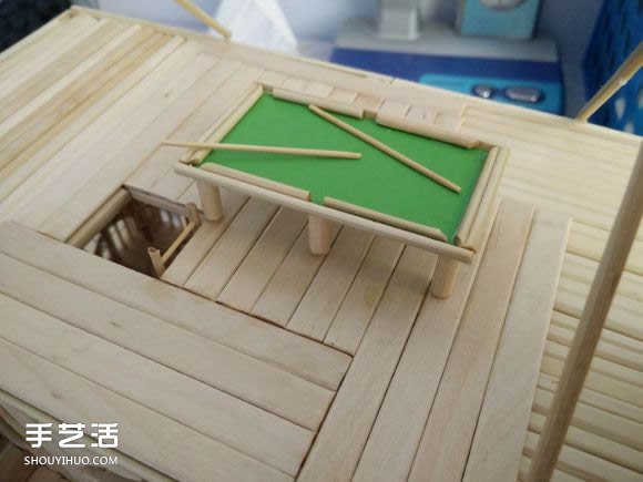 一次性筷子手工制作逼真別墅模型 步驟超全！ -  rpnrmr.com