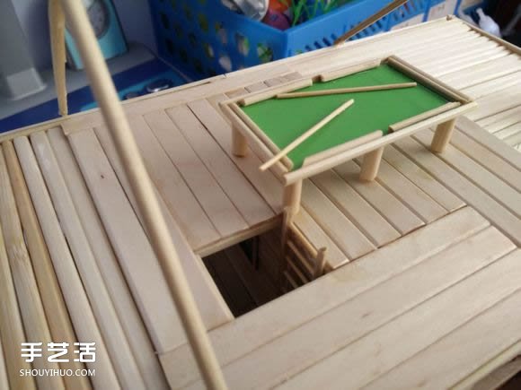 一次性筷子手工制作逼真別墅模型 步驟超全！ -  rpnrmr.com