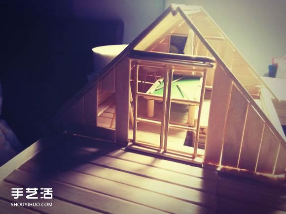 一次性筷子手工制作逼真別墅模型 步驟超全！ -  rpnrmr.com