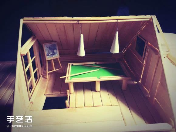 一次性筷子手工制作逼真別墅模型 步驟超全！ -  rpnrmr.com