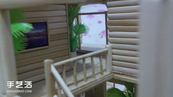 一次性筷子手工制作逼真別墅模型 步驟超全！ -  rpnrmr.com