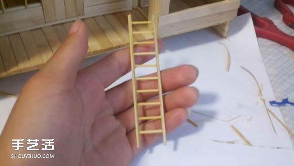 一次性筷子手工制作逼真別墅模型 步驟超全！ -  rpnrmr.com