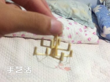 一次性筷子手工制作逼真別墅模型 步驟超全！ -  rpnrmr.com