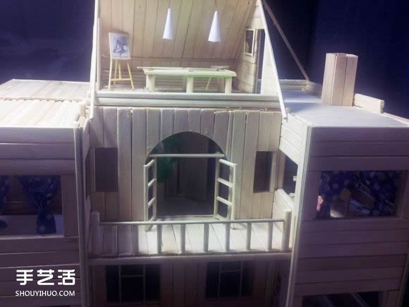 一次性筷子手工制作逼真別墅模型 步驟超全！ -  rpnrmr.com
