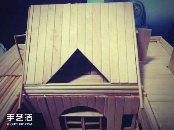 一次性筷子手工制作逼真別墅模型 步驟超全！ -  rpnrmr.com