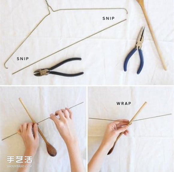 鐵絲衣架DIY燒烤叉 自制燒烤叉子的方法 -  rpnrmr.com