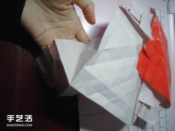 接吻魚愛心折紙圖解 超復(fù)雜桃心的折法過程 -  rpnrmr.com
