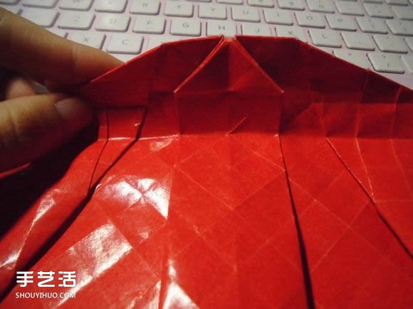接吻魚愛心折紙圖解 超復(fù)雜桃心的折法過程 -  rpnrmr.com