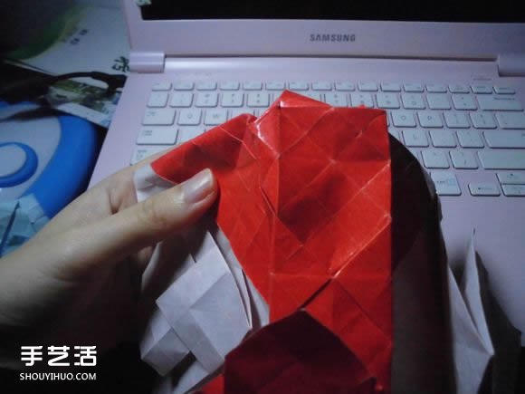 接吻魚愛心折紙圖解 超復(fù)雜桃心的折法過程 -  rpnrmr.com