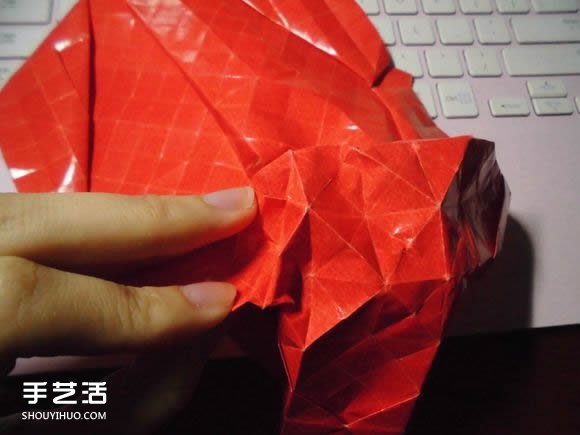 接吻魚愛心折紙圖解 超復(fù)雜桃心的折法過程 -  rpnrmr.com