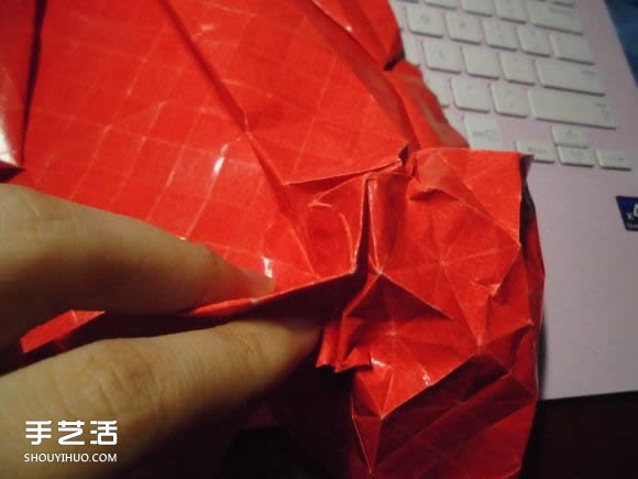 接吻魚愛心折紙圖解 超復(fù)雜桃心的折法過程 -  rpnrmr.com
