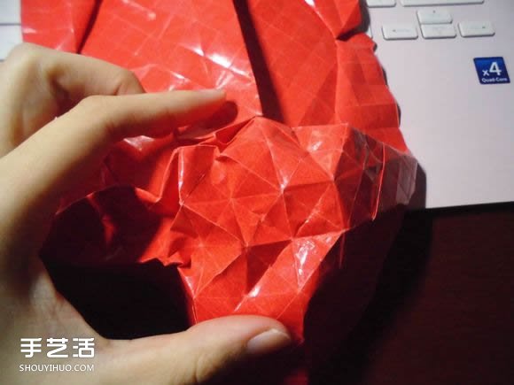 接吻魚愛心折紙圖解 超復(fù)雜桃心的折法過程 -  rpnrmr.com