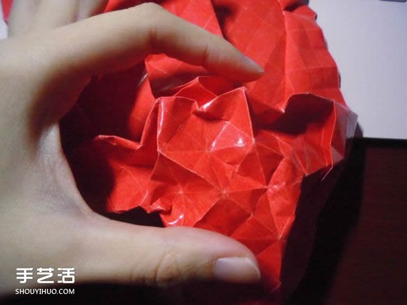 接吻魚愛心折紙圖解 超復(fù)雜桃心的折法過程 -  rpnrmr.com