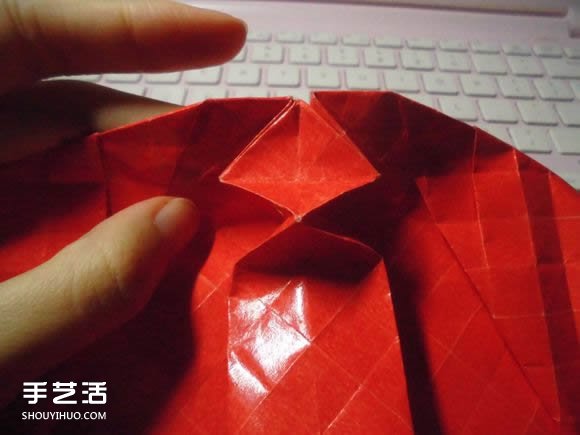 接吻魚愛心折紙圖解 超復(fù)雜桃心的折法過程 -  rpnrmr.com