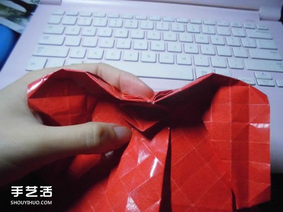 接吻魚愛心折紙圖解 超復(fù)雜桃心的折法過程 -  rpnrmr.com