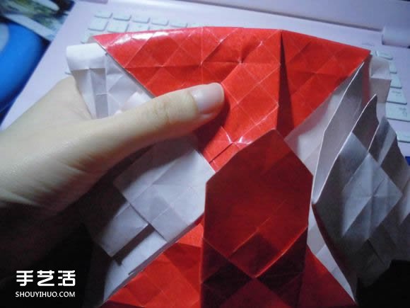 接吻魚愛心折紙圖解 超復(fù)雜桃心的折法過程 -  rpnrmr.com