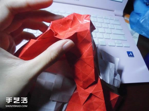 接吻魚愛心折紙圖解 超復(fù)雜桃心的折法過程 -  rpnrmr.com