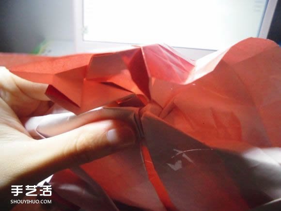 接吻魚愛心折紙圖解 超復(fù)雜桃心的折法過程 -  rpnrmr.com
