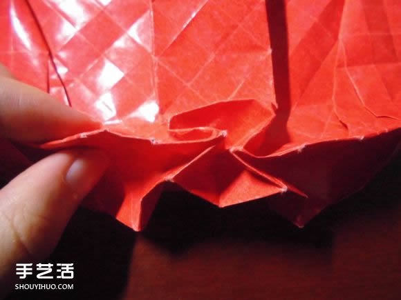 接吻魚愛心折紙圖解 超復(fù)雜桃心的折法過程 -  rpnrmr.com