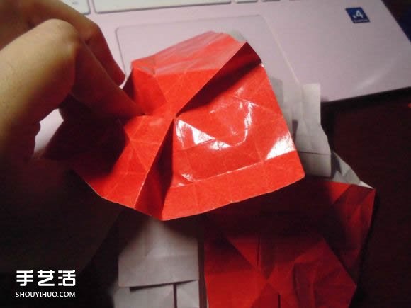 接吻魚愛心折紙圖解 超復(fù)雜桃心的折法過程 -  rpnrmr.com