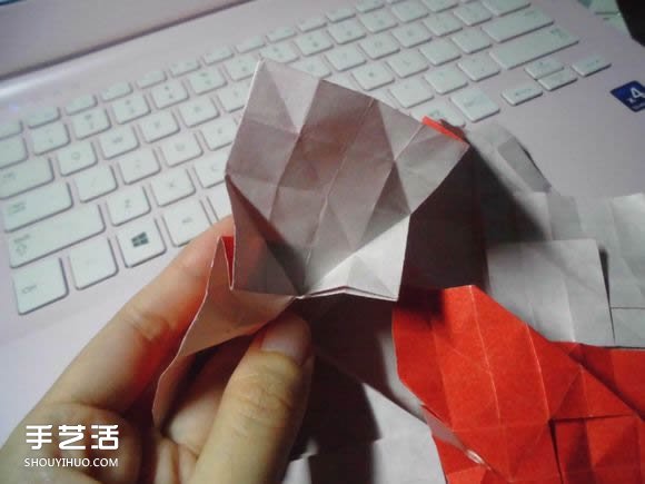 接吻魚愛心折紙圖解 超復(fù)雜桃心的折法過程 -  rpnrmr.com