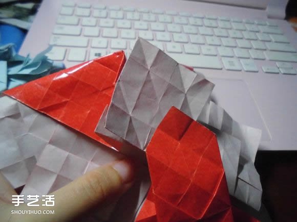 接吻魚愛心折紙圖解 超復(fù)雜桃心的折法過程 -  rpnrmr.com