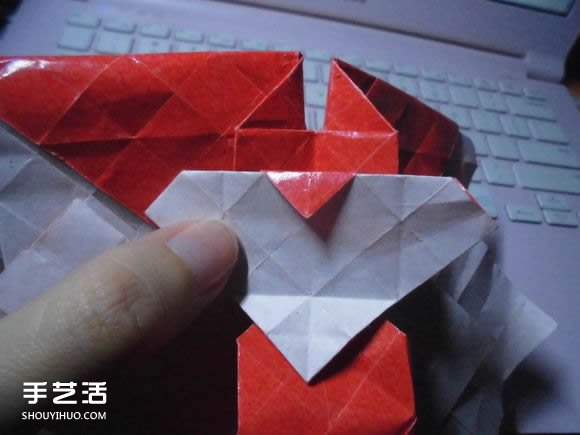 接吻魚愛心折紙圖解 超復(fù)雜桃心的折法過程 -  rpnrmr.com