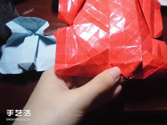 接吻魚愛心折紙圖解 超復(fù)雜桃心的折法過程 -  rpnrmr.com