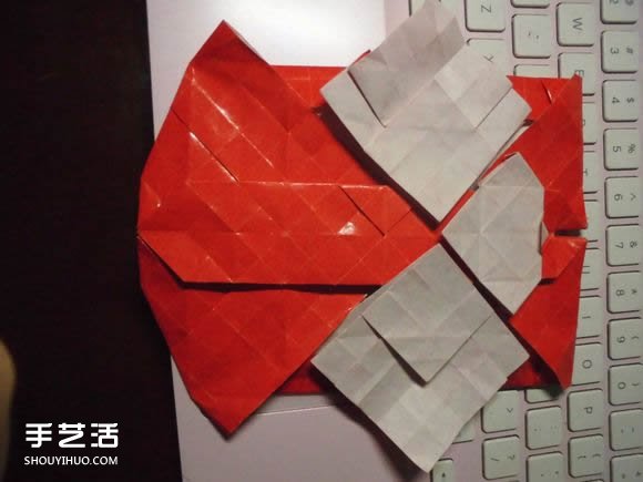 接吻魚愛心折紙圖解 超復(fù)雜桃心的折法過程 -  rpnrmr.com