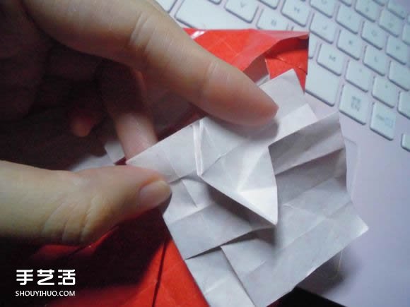 接吻魚愛心折紙圖解 超復(fù)雜桃心的折法過程 -  rpnrmr.com