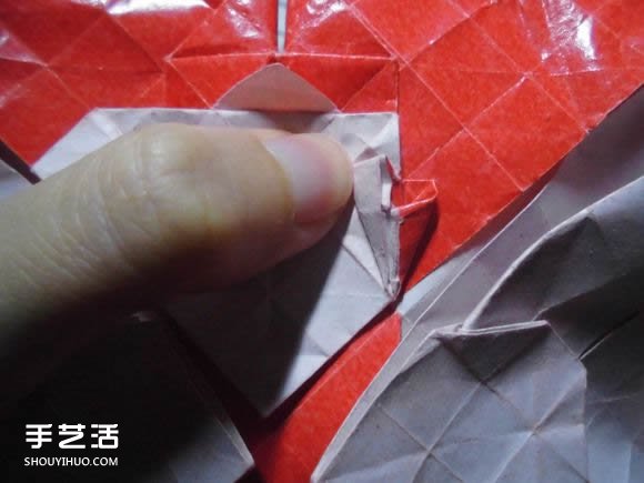 接吻魚愛心折紙圖解 超復(fù)雜桃心的折法過程 -  rpnrmr.com