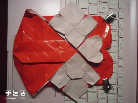 接吻魚愛心折紙圖解 超復(fù)雜桃心的折法過程 -  rpnrmr.com