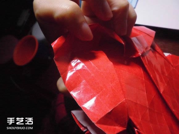 接吻魚愛心折紙圖解 超復(fù)雜桃心的折法過程 -  rpnrmr.com