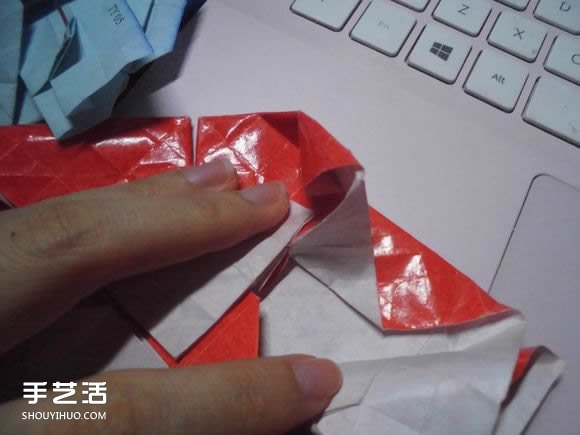 接吻魚愛心折紙圖解 超復(fù)雜桃心的折法過程 -  rpnrmr.com