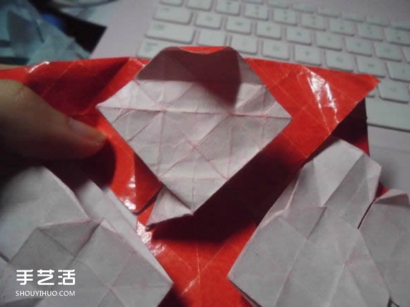 接吻魚愛心折紙圖解 超復(fù)雜桃心的折法過程 -  rpnrmr.com