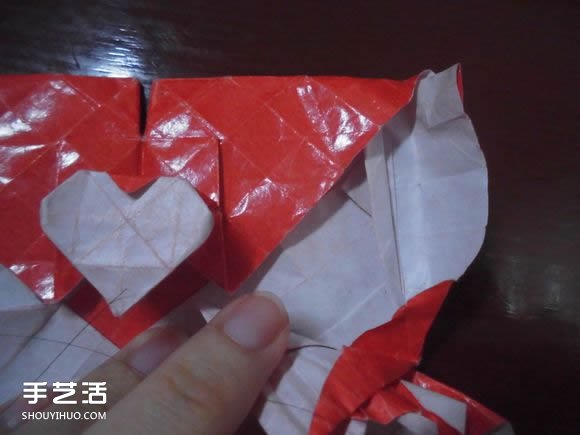 接吻魚愛心折紙圖解 超復(fù)雜桃心的折法過程 -  rpnrmr.com