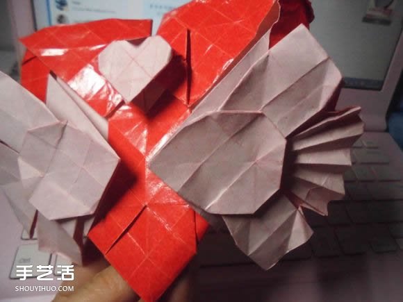 接吻魚愛心折紙圖解 超復(fù)雜桃心的折法過程 -  rpnrmr.com