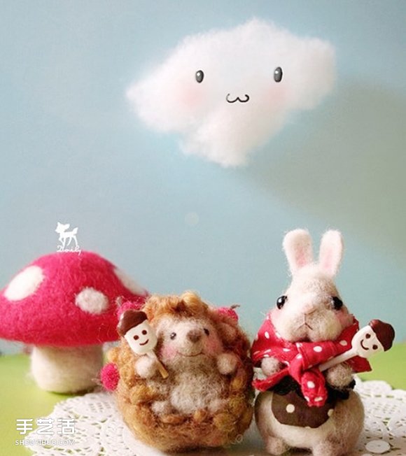 治愈系羊毛氈作品圖片 最萌羊毛氈手作欣賞 -  rpnrmr.com
