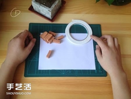 陶土小紅磚手工制作花盆 迷你方形花盆DIY教程 -  rpnrmr.com