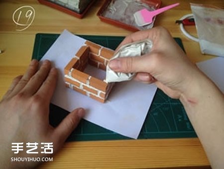 陶土小紅磚手工制作花盆 迷你方形花盆DIY教程 -  rpnrmr.com