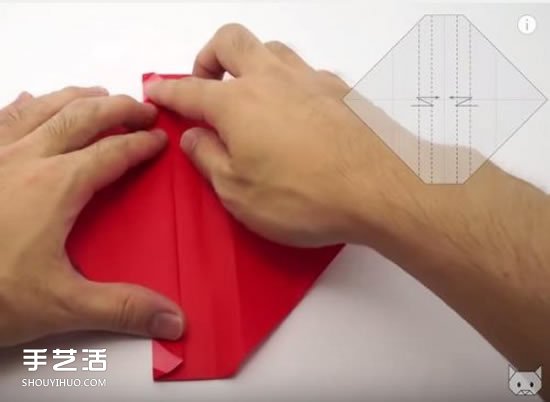帶愛(ài)心信封的折法圖片 心形信紙情書的折法圖解 -  rpnrmr.com